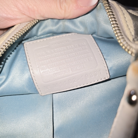 Coach Gray Leather Bag - Picture 2 of 3